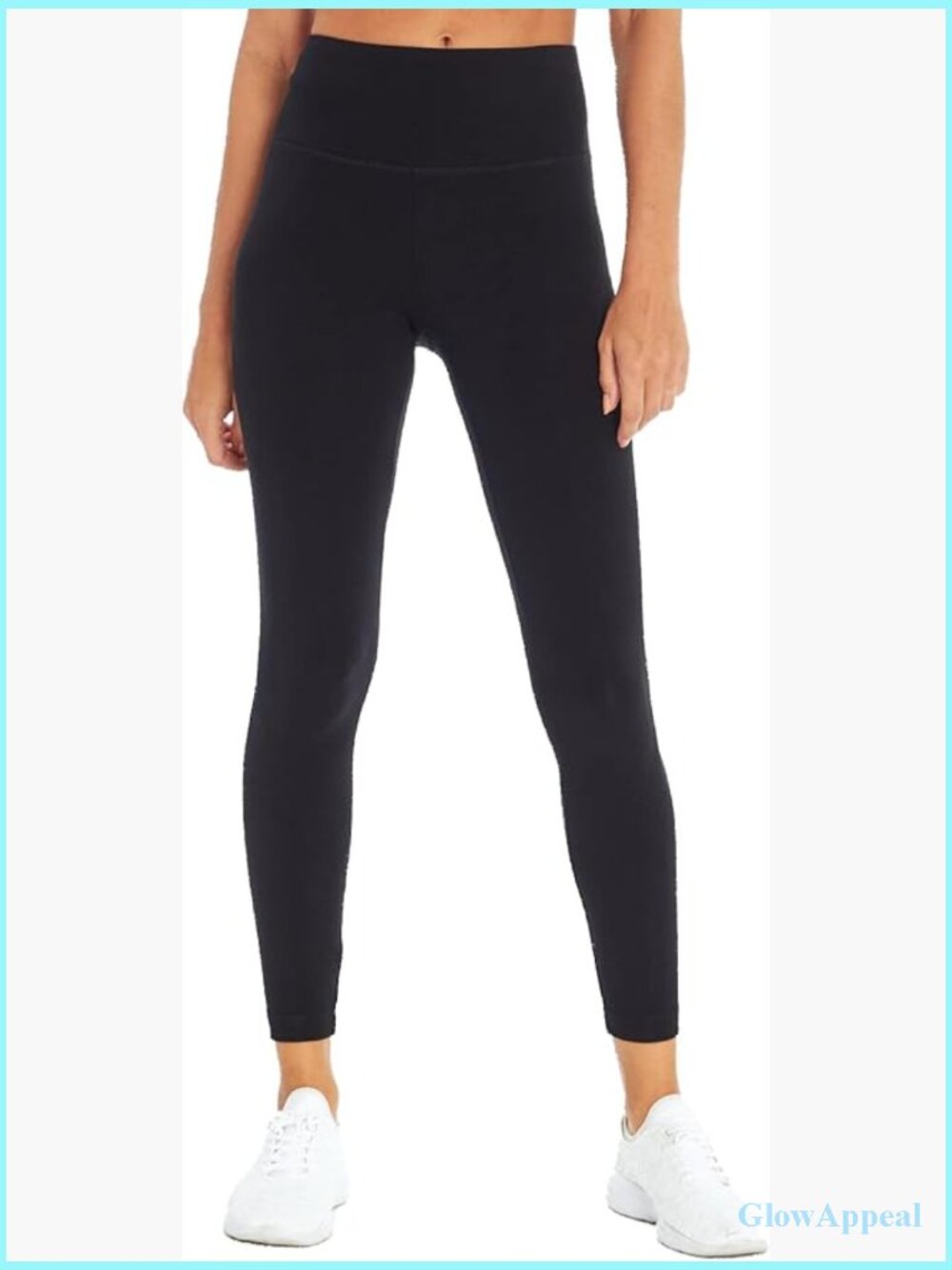High Rise Tummy Control Legging with Power Mesh 27"